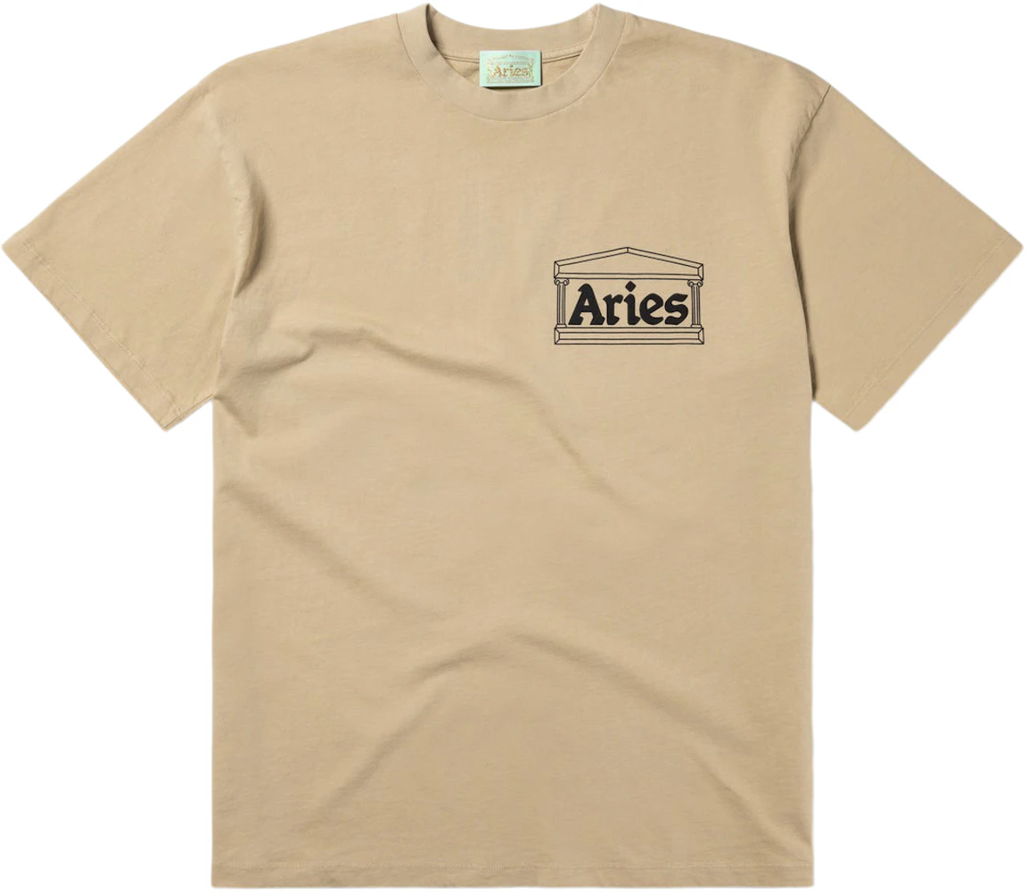 Aries Temple T-shirt Pebble Men's - SS22 - GB