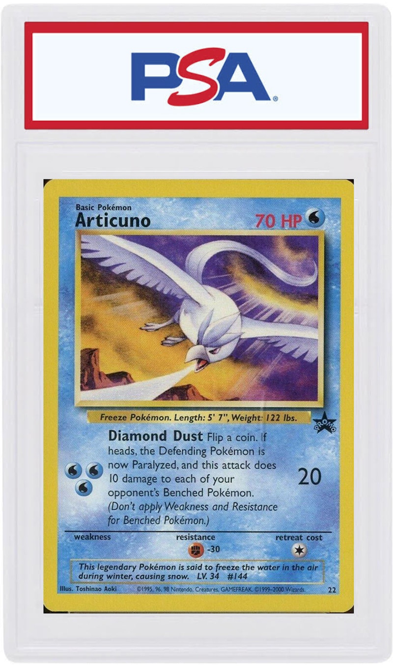 Articuno 2000 Pokemon TCG Promo Black Star #22 - 2000 - US