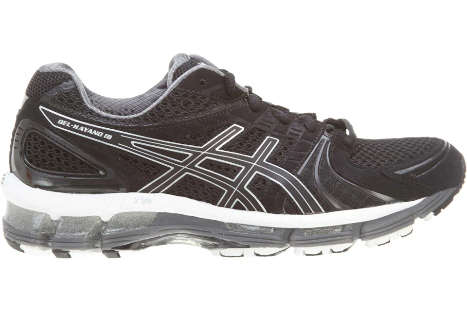 ASICS Gel-Kayano 18 Black Onyx White Men's - T250N-9099 - US