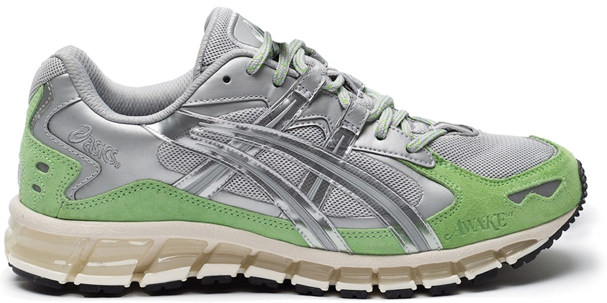 asics silver shoes