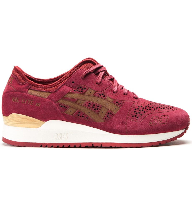 Asics gel lyte iii maroon blue sales