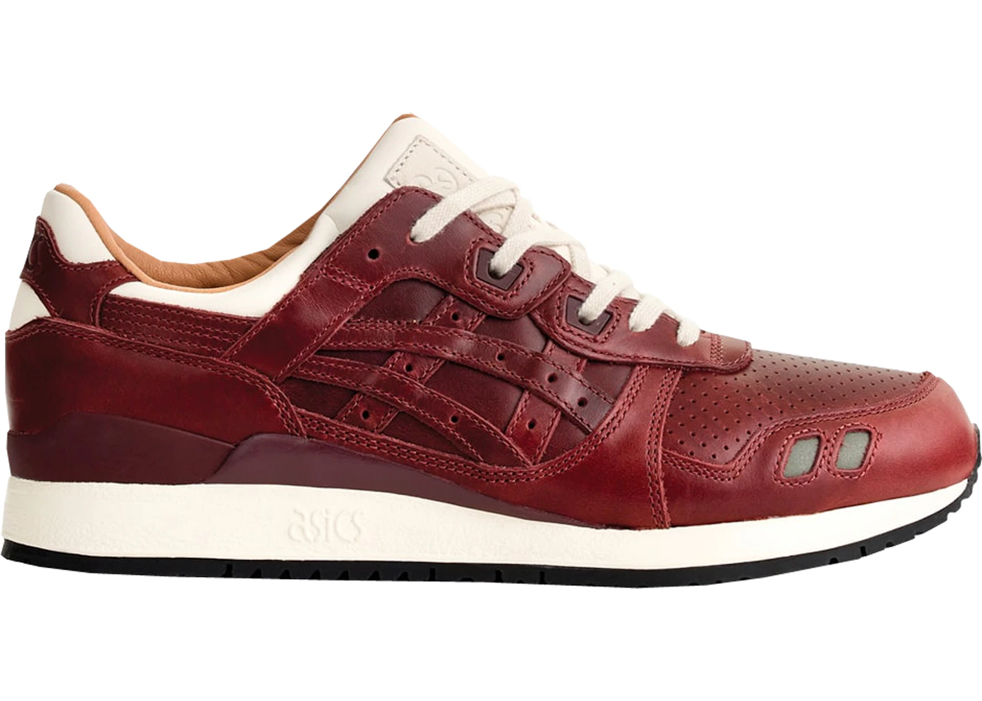 ASICS Gel Lyte III Packer Shoes x J. Crew Oxblood Leather