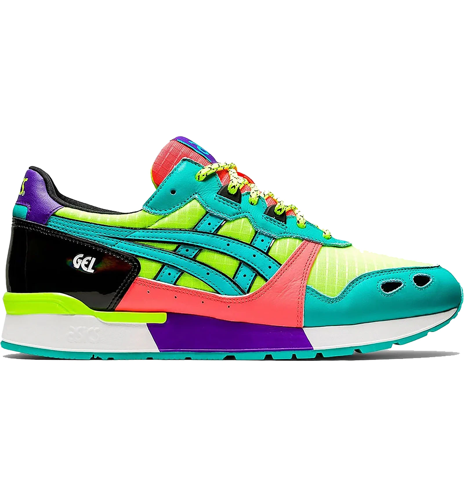 Asics men's gel-excel33 2 shoes (silver/neon yellow/neon orange) outlet
