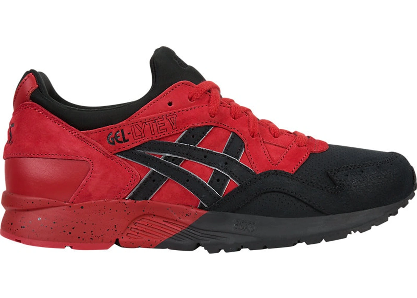 ASICS Gel Lyte V Red Black Men s H6P4L 2590 US