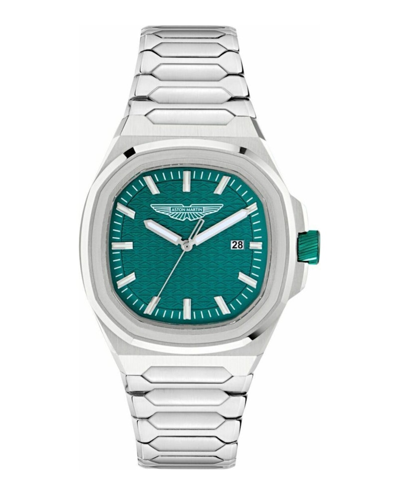 Men's Aston Martin GPQ Bracelet Watch MTIG2S604 in Stainless Steel