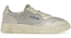 Autry Medalist Leather Low Grey White Super Vintage