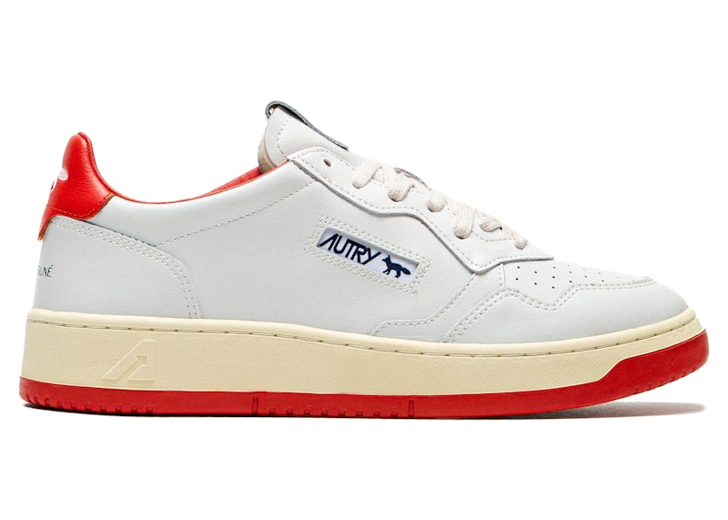 Autry x Maison Kitsuné Women's Medalist Low Blanco AULWMK02