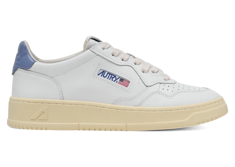 Autry Medalist Leather Low White Tempest (Women's) - AULW