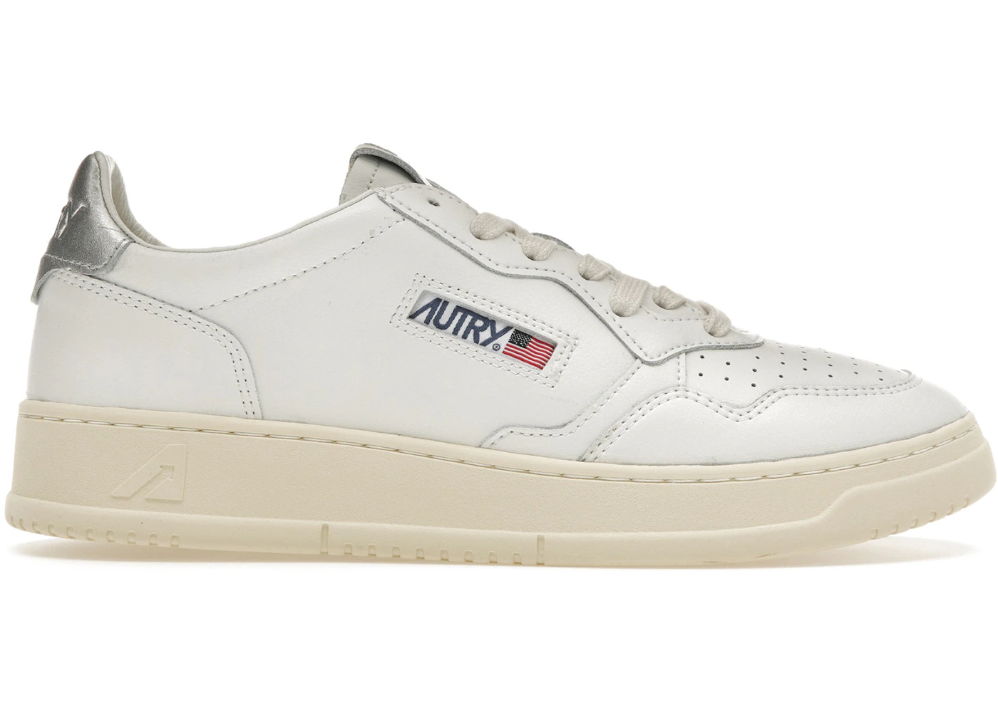 Autry Medalist White Silver Men's - AULMLL05 - US