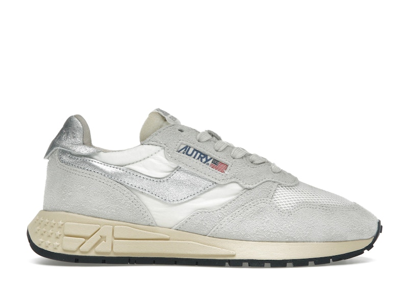 Pre-owned Autry Reelwind Low (women's) Sneakers In White/silver In Multi