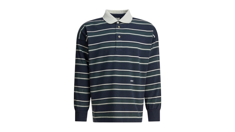 Autry Rugby Cotton Polo Shirt Blue