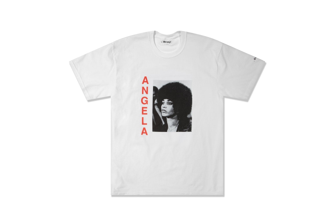 Pre-owned Awake Angela Davis T-shirt White