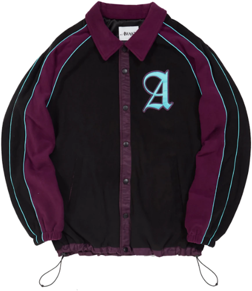 Awake NY Fleece Baseball Jacket サイズ XL