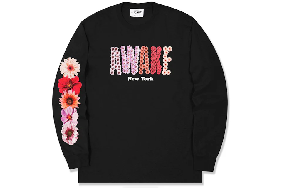 Awake Bloom L/S T-shirt Black