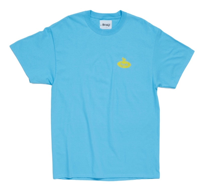 Awake Bulldog Tee Light Blue