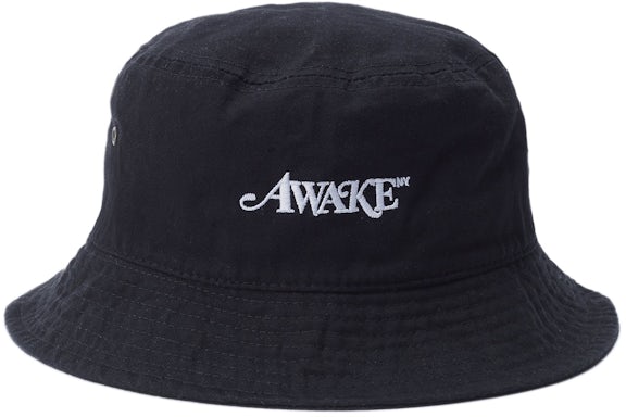 Awake Classic Logo Bucket Hat Black