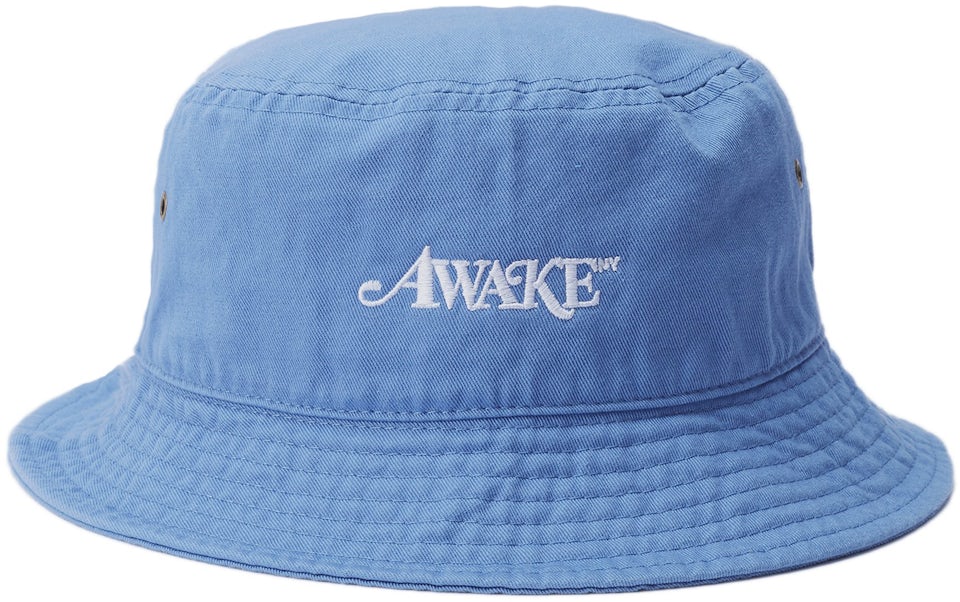 Awake Classic Logo Bucket Hat Blue - SS19 - US