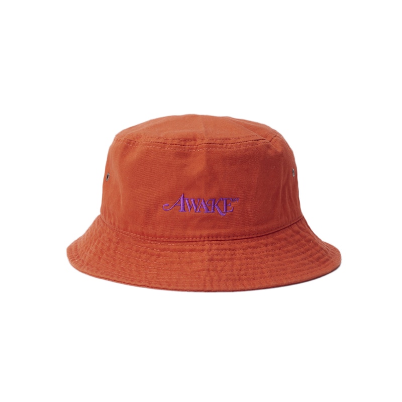 Awake Classic Logo Bucket Hat Orange