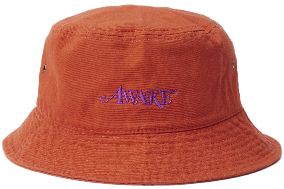 Awake Classic Logo Bucket Hat Orange