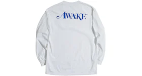 Awake Classic Logo L/S Tee White