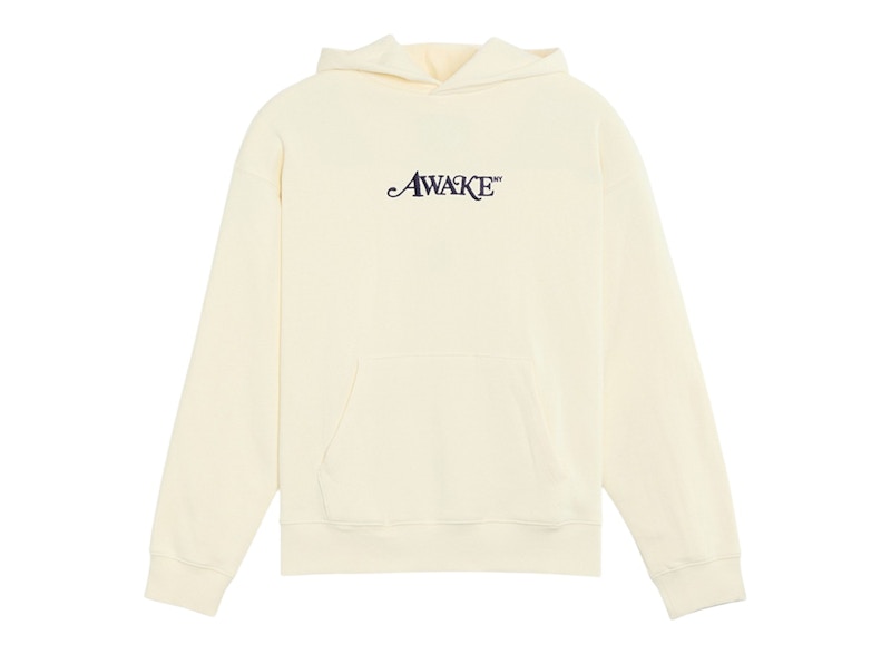 Awake Classic Logo Pullover Hoodie Cream