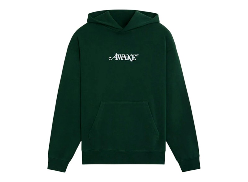 Awake Classic Logo Pullover Hoodie Green