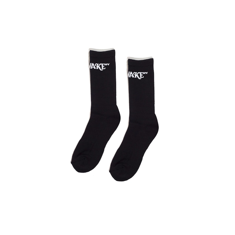 Awake Classic Logo Socks Black