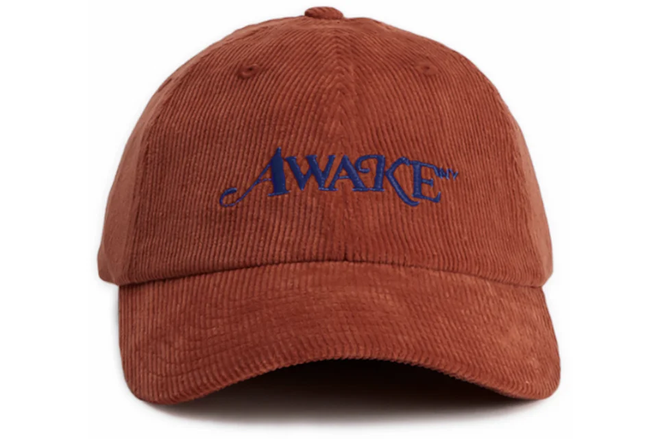Awake Corduroy Classic Logo Dad Hat Orange