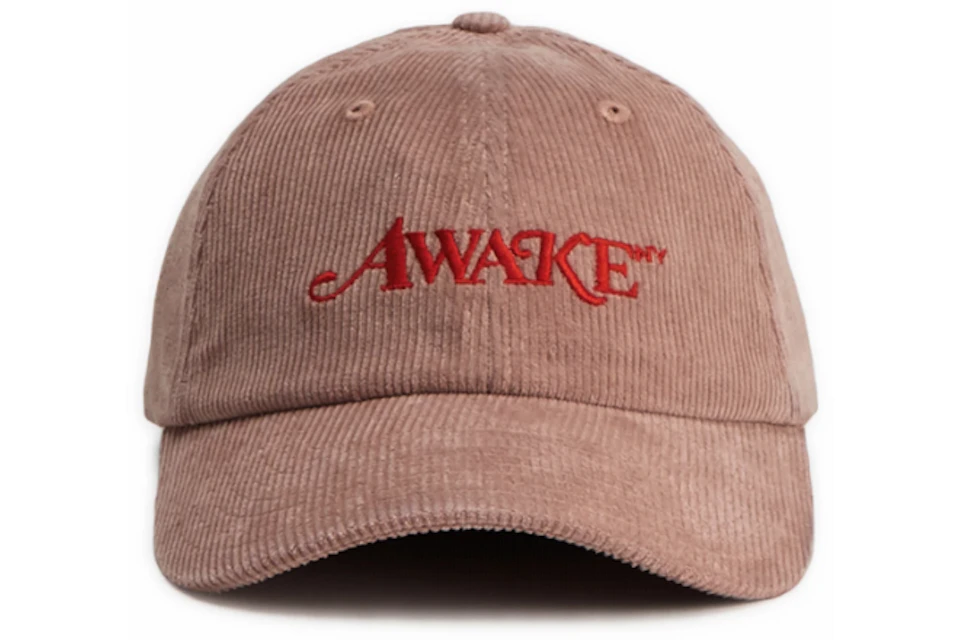 Awake Corduroy Classic Logo Dad Hat Pink