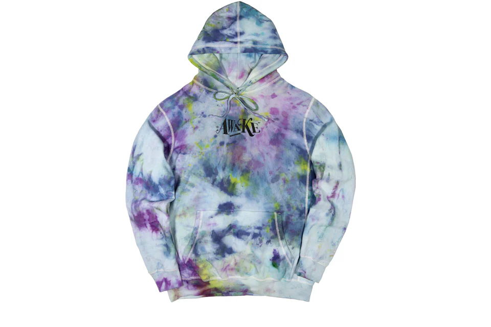 Awake Distorted Logo Hoodie Tie Dye Men s SS19 GB