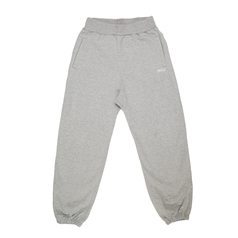 Awake Embroidered Logo Sweatpants Gray