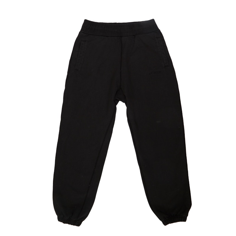 Pantaloni della tuta Awake con logo ricamato Washed Nero