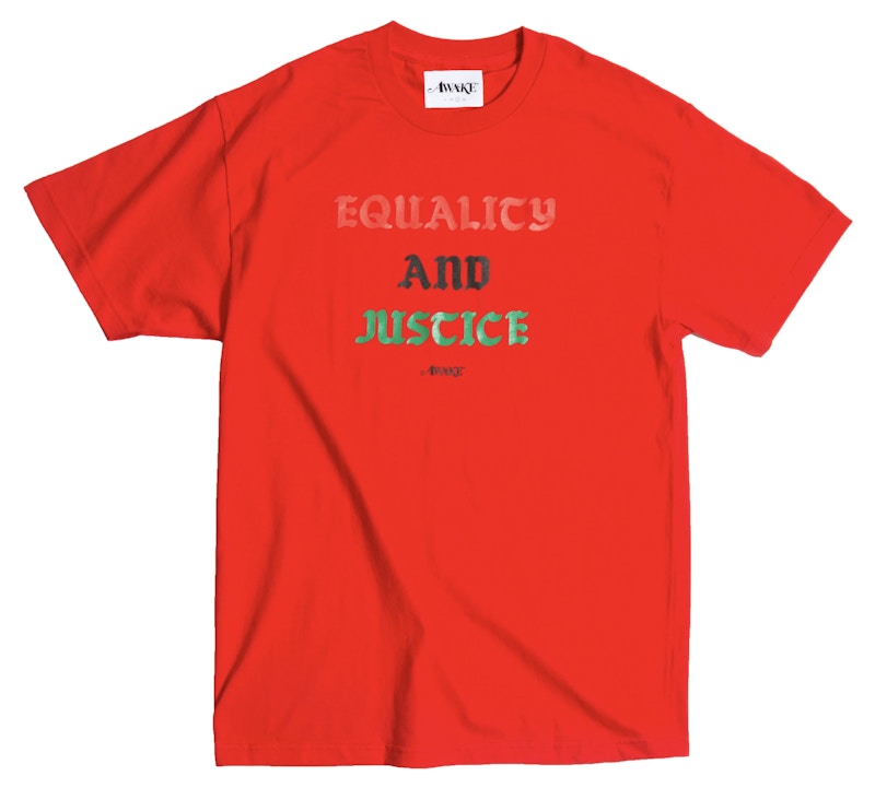 Awake Equality and Justice Tee Red