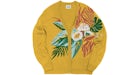 Awake Floral Cardigan Mustard