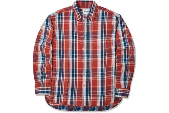 Awake Heavyweight Barbed Wire Flannel Rose