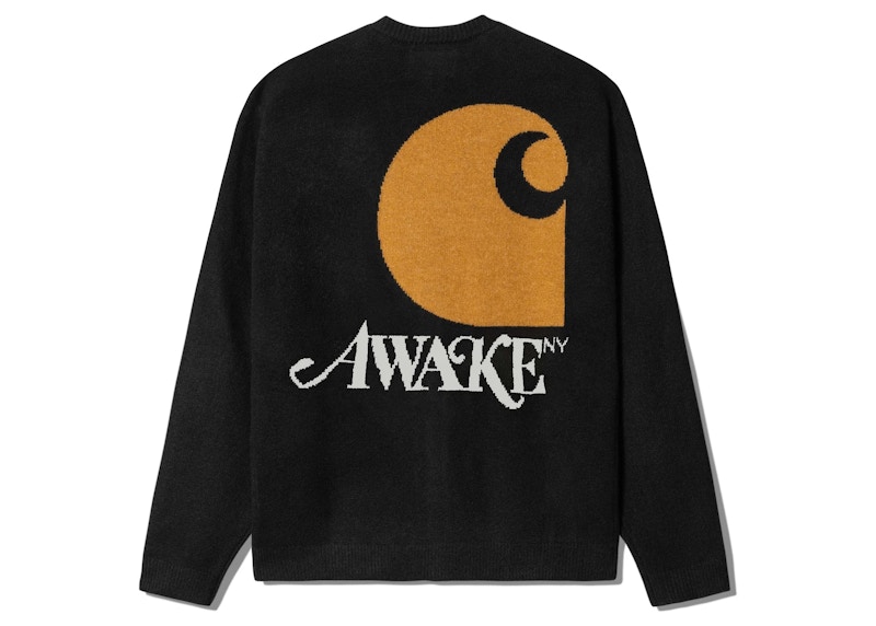 Awake NY X Carhartt WIP Cardigan Black Men's - SS23 - US