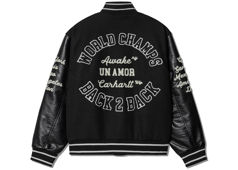 Awake NY X Carhartt WIP Teddy Jacket Black/Black Men's - SS23 - US