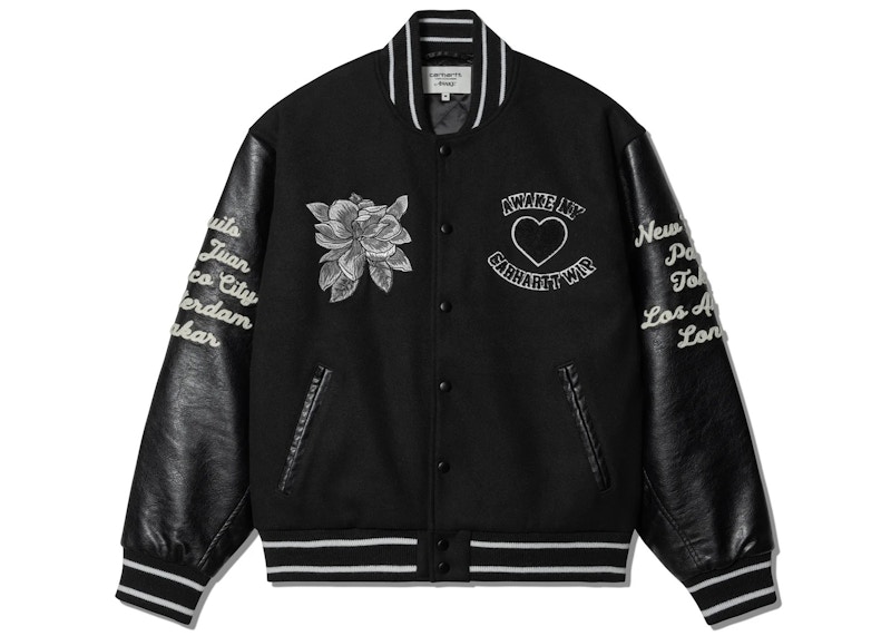 Awake NY X Carhartt WIP Teddy Jacket Black/Black Men's - SS23 - US