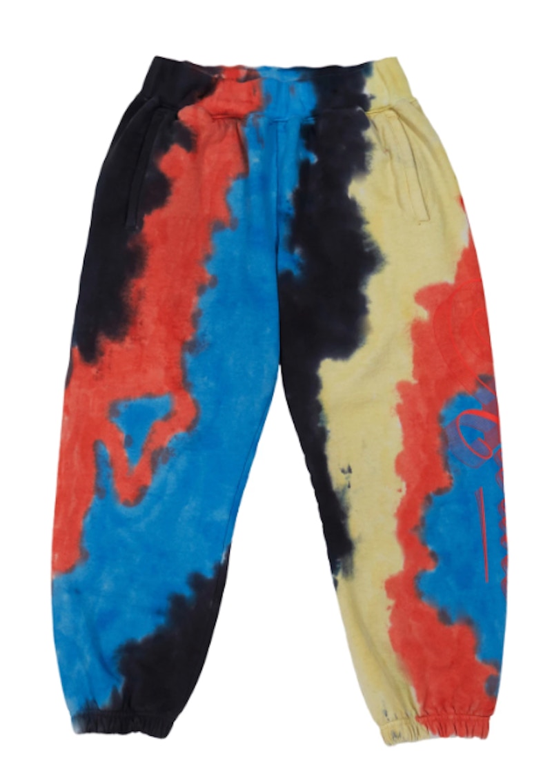 Awake Ribbon Script Logo Sweatpant Tie Dye