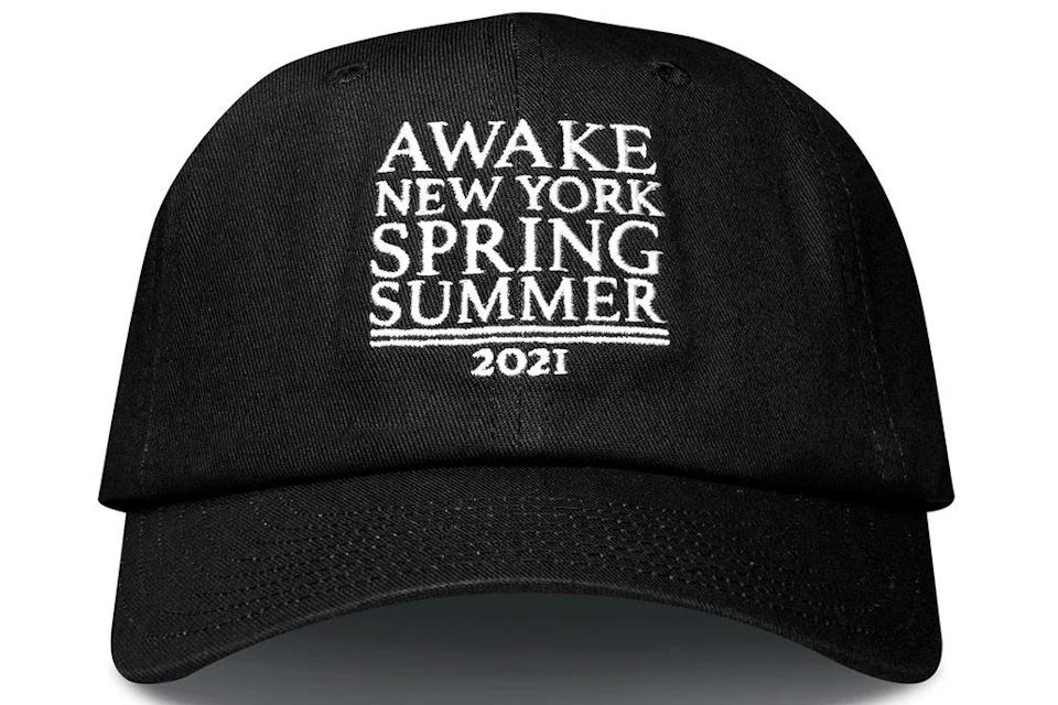 Awake SS21 6 Panel Hat Black