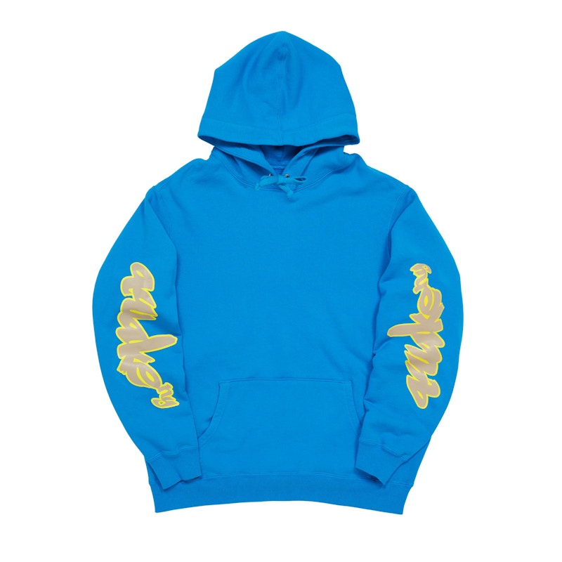 Awake Side Sleeve Logo Hoodie Blue