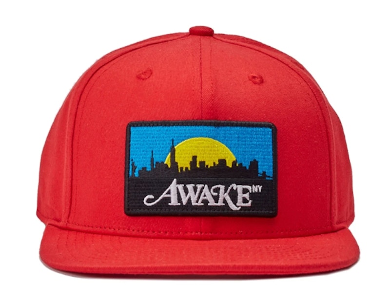 Awake Skyline Hat Red