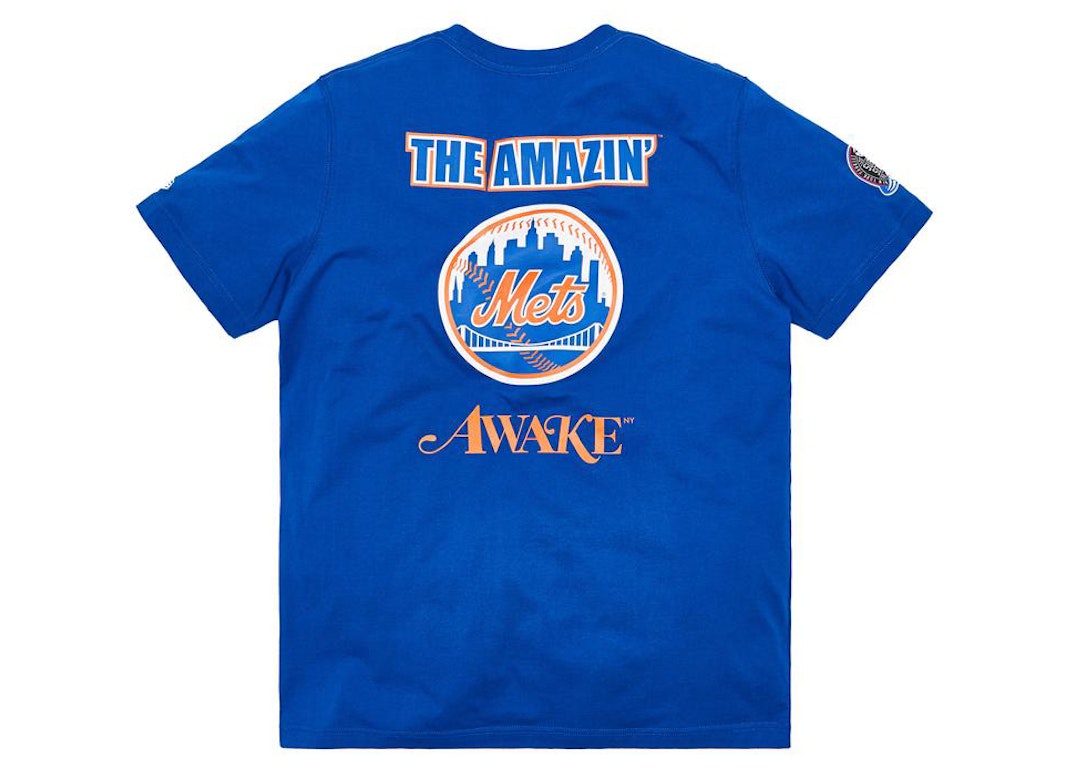Pre-owned Awake Subway Series Mets T-shirt Royal