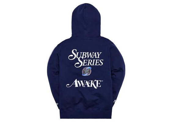 Awake Subway Series Yankees Hoodie Navy Men's - SS21 - US