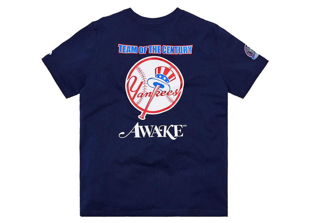 Pre-owned Awake Subway Series Yankees T-shirt Navy