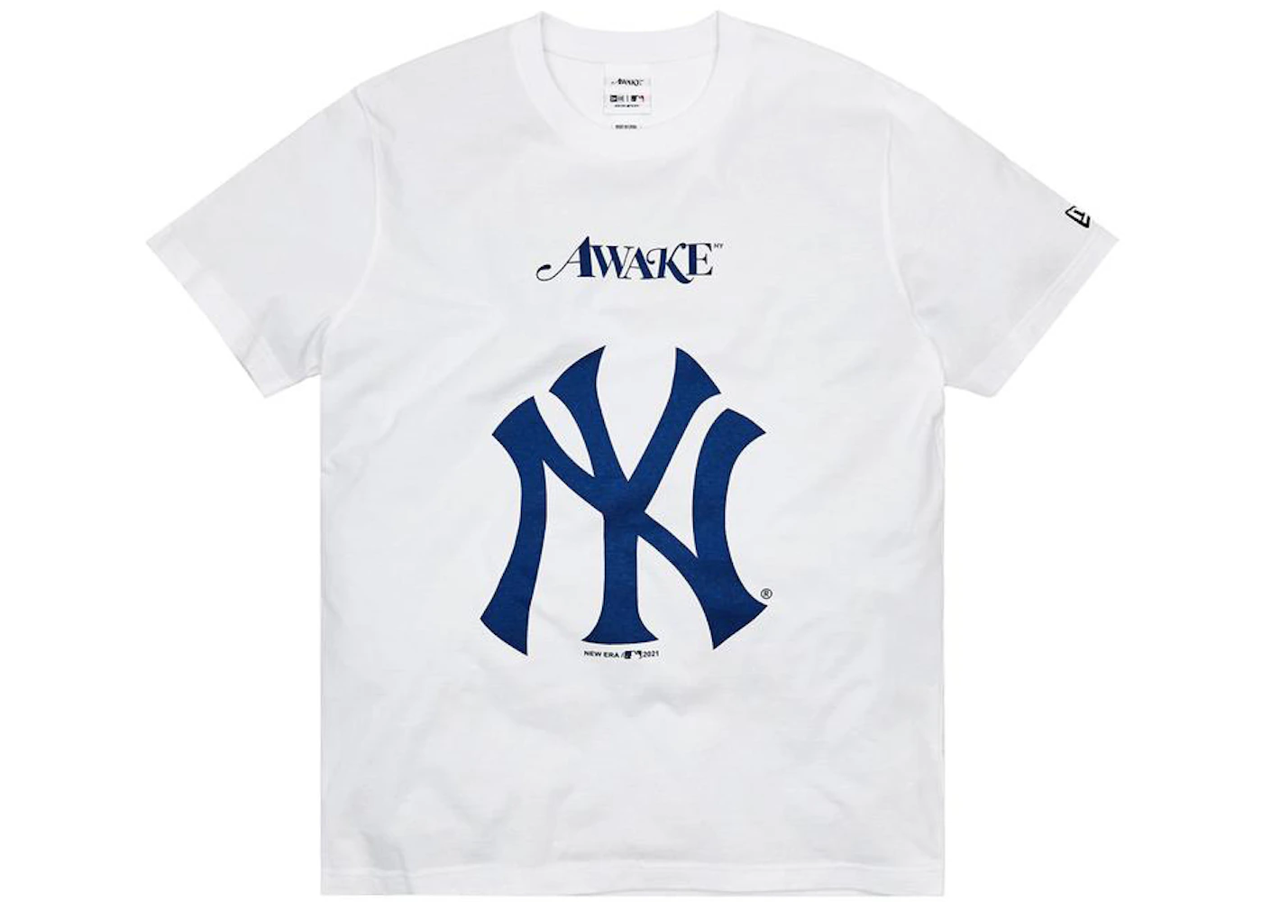New York Yankees vs. Mets Era x Awake NY Subway Series T-Shirt – White Size: Medium
