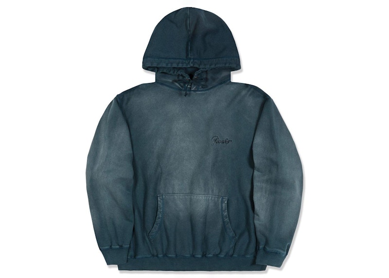 Awake Sunbleached Logo Hoodie Blue