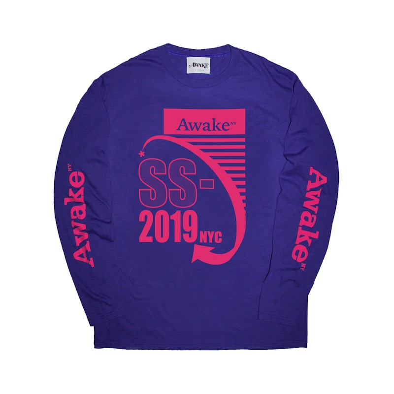 Awake Turntable Longsleeve Tee Purple