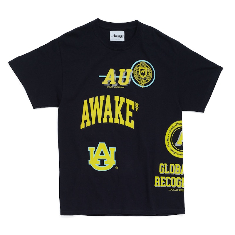 Awake University Tee Black
