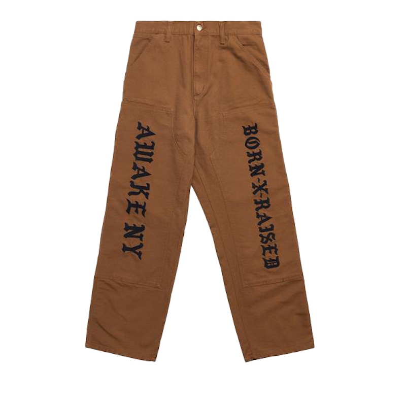 Awake x Born X Raised Carhartt WIP Double Knee Pant Brown メンズ ...